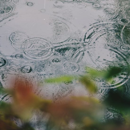 Regentropfen Strasse